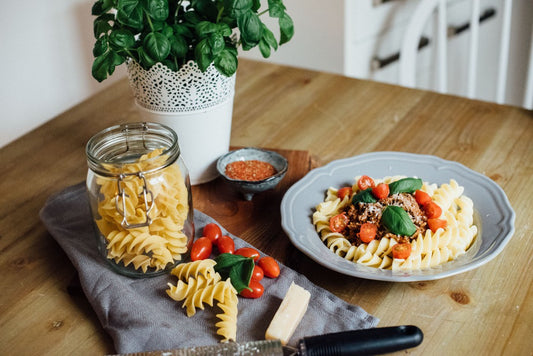 Bolognese mit Bruschetta