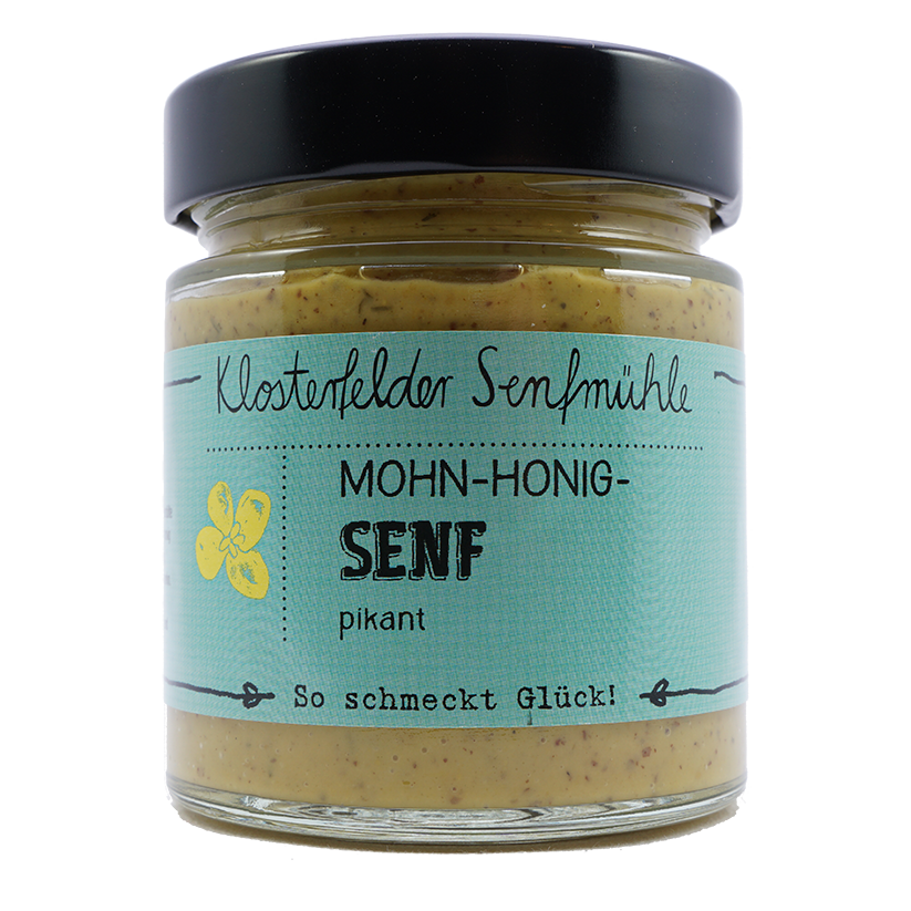 Mohn-Honigsenf – Klosterfelder Senfmühle Mohn-Honigsenf – Klosterfelder Senfmühle
