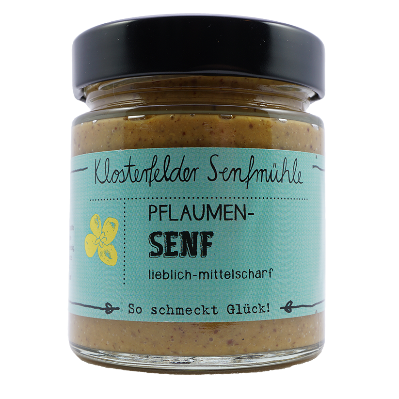 Pflaumensenf – Klosterfelder Senfmühle Pflaumensenf – Klosterfelder Senfmühle